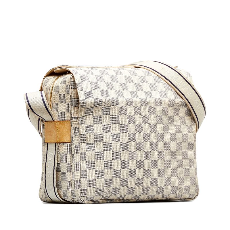 LOUIS VUITTON Damier Azur Naviglio Crossbody Bag - Logoexplore - Image 2