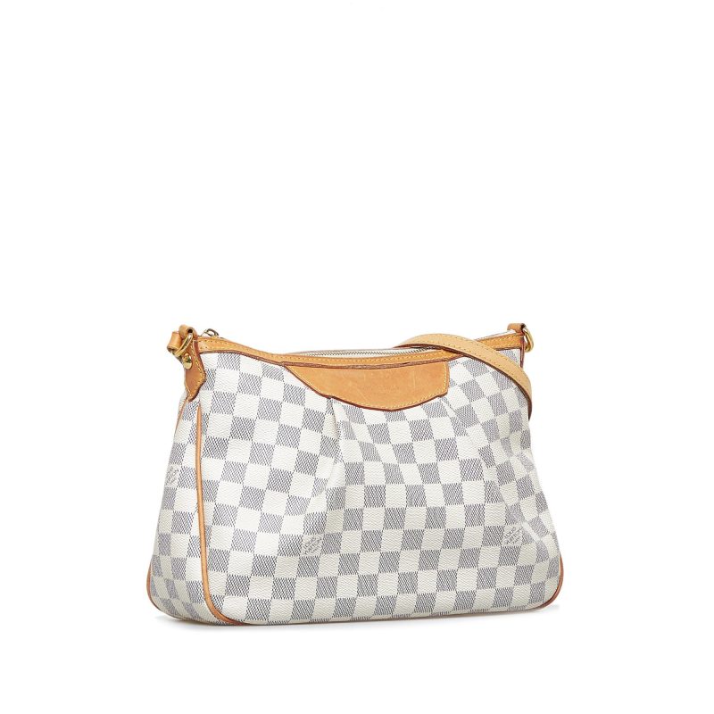 LOUIS VUITTON Damier Azur Siracusa PM Crossbody Bag - Logoexplore - Image 2