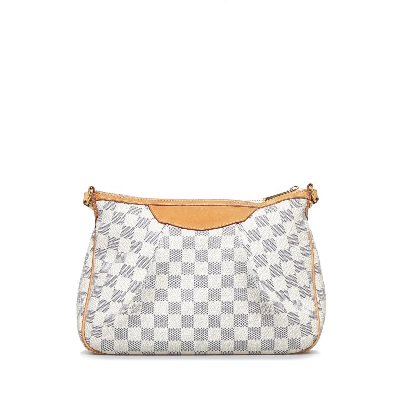 LOUIS VUITTON Damier Azur Siracusa PM Crossbody Bag - Logoexplore - Image 3