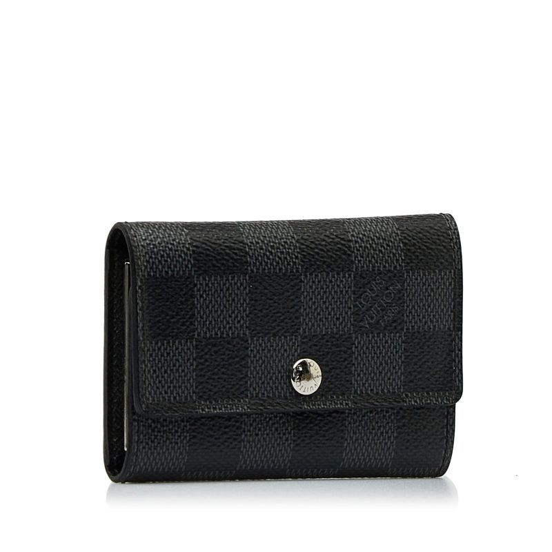 LOUIS VUITTON Damier Graphite 6 Key Holder - Logoexplore - Image 2