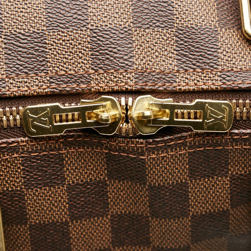 LOUIS VUITTON Damier Ebene Keepall Bandouliere 55 Brown - Logoexplore - Image 7