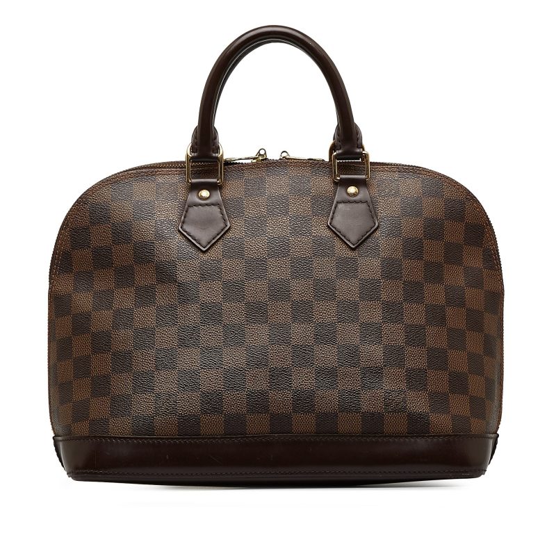 LOUIS VUITTON Damier Ebene Alma PM Handbag - Logoexplore