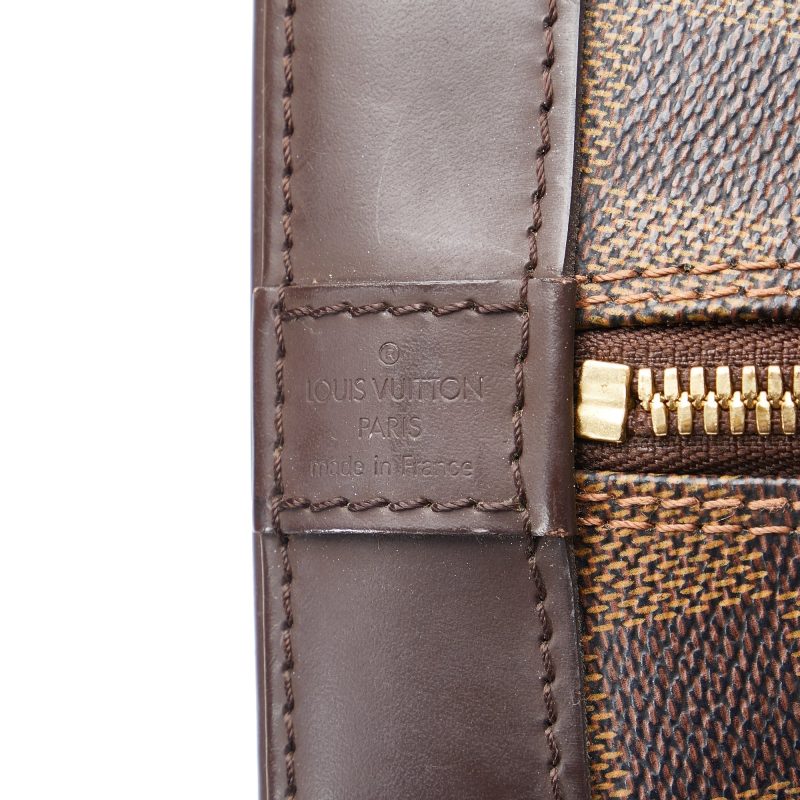 LOUIS VUITTON Damier Ebene Alma PM Handbag - Logoexplore - Image 6