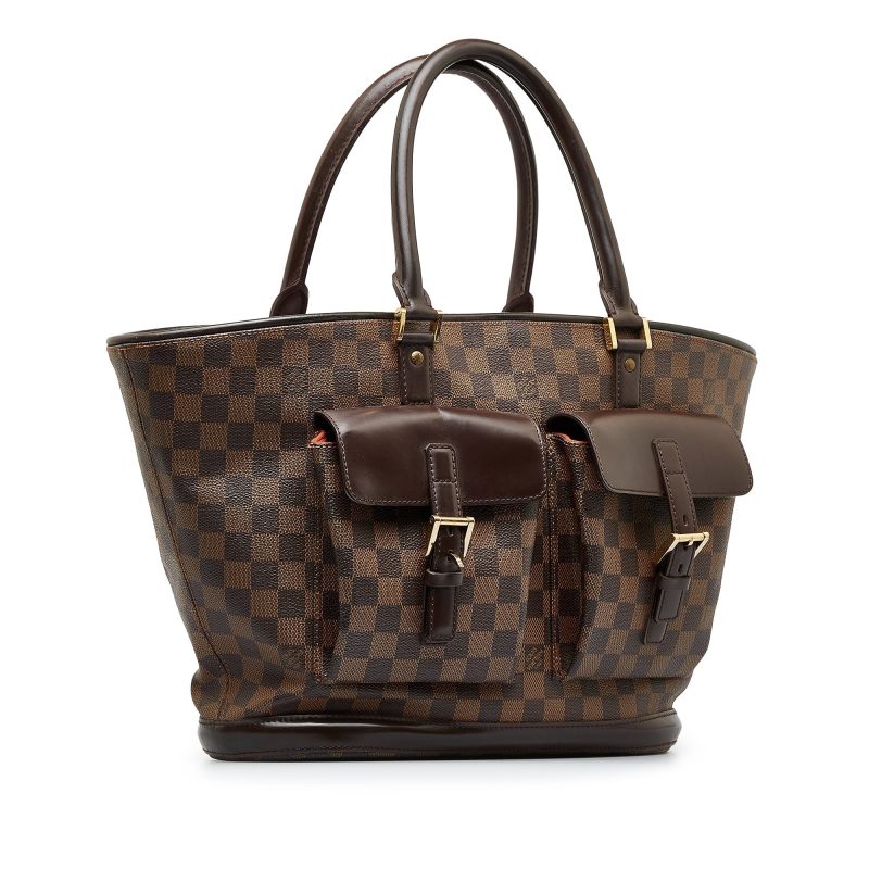 LOUIS VUITTON Damier Ebene Manosque GM Tote Bag - Logoexplore - Image 2