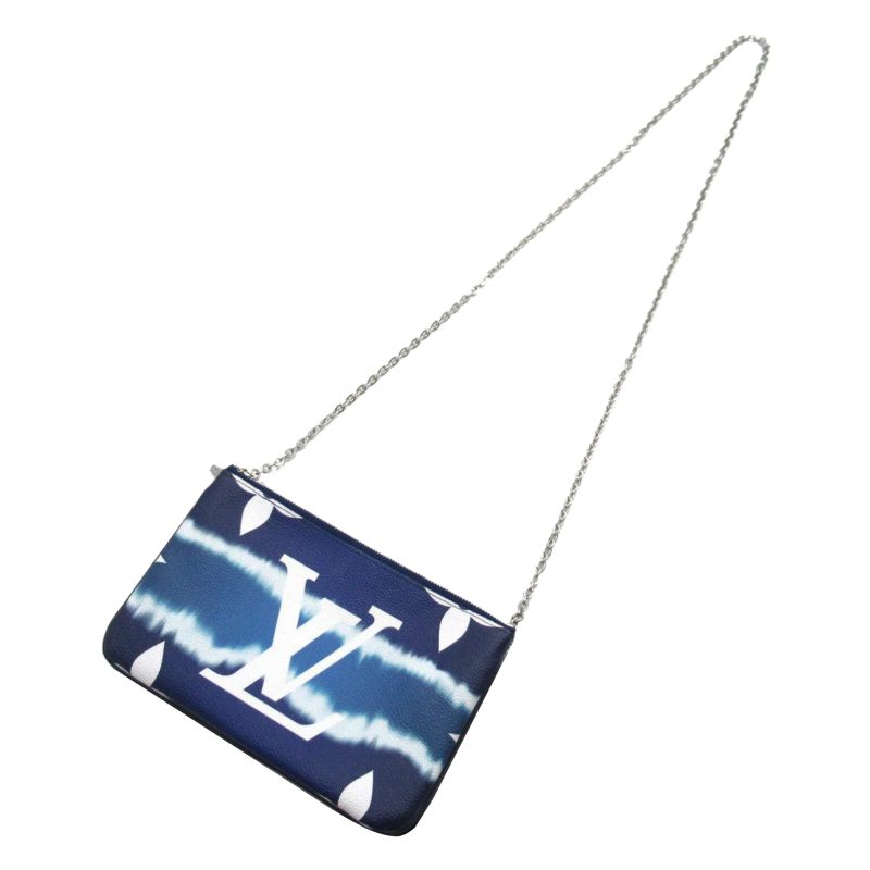 Louis Vuitton Double Zip Pochette Monogram Giant Escale Canvas - Logoexplore - Image 6