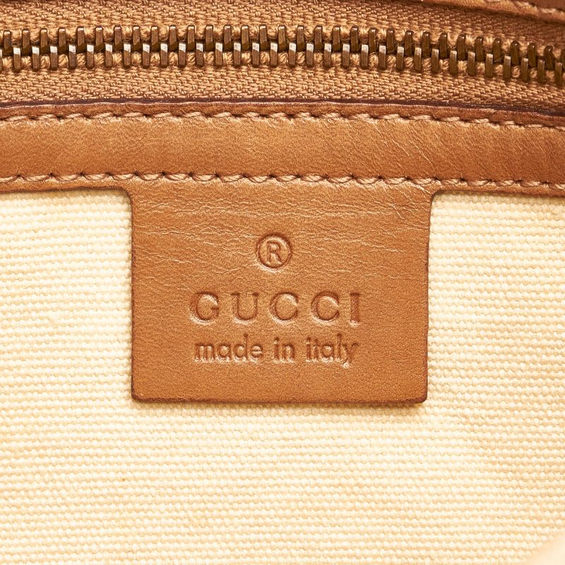 Gucci Bamboo Canvas Handbag - Logoexplore - Image 7