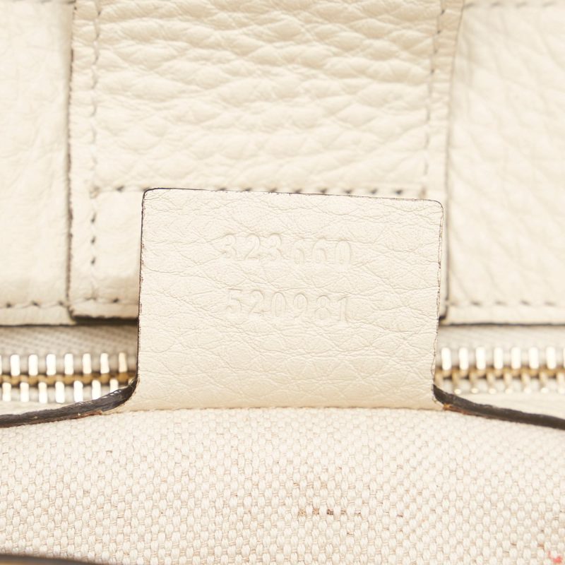 Gucci Bamboo Shopper Leather Satchel - Logoexplore - Image 9
