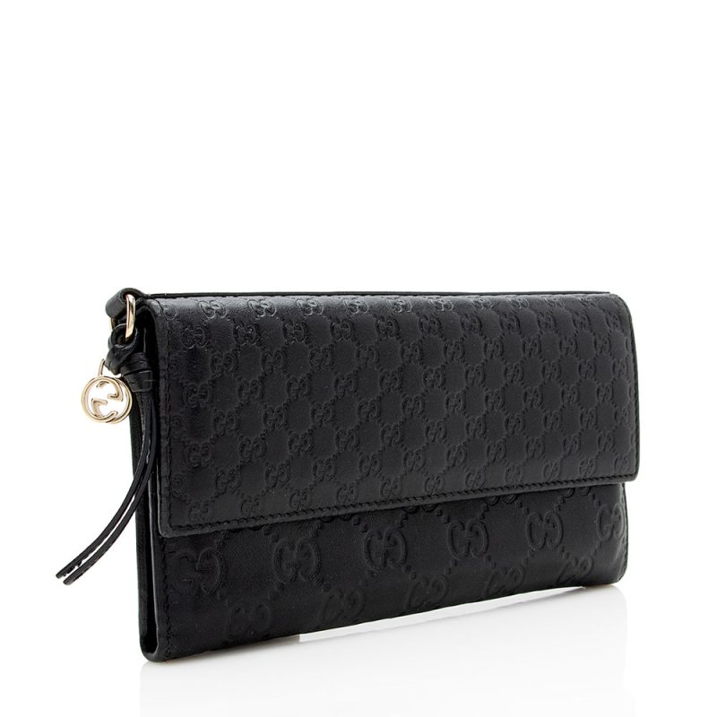 Gucci Guccissima Metallic Leather Bree Continental Wallet - Logoexplore - Image 2