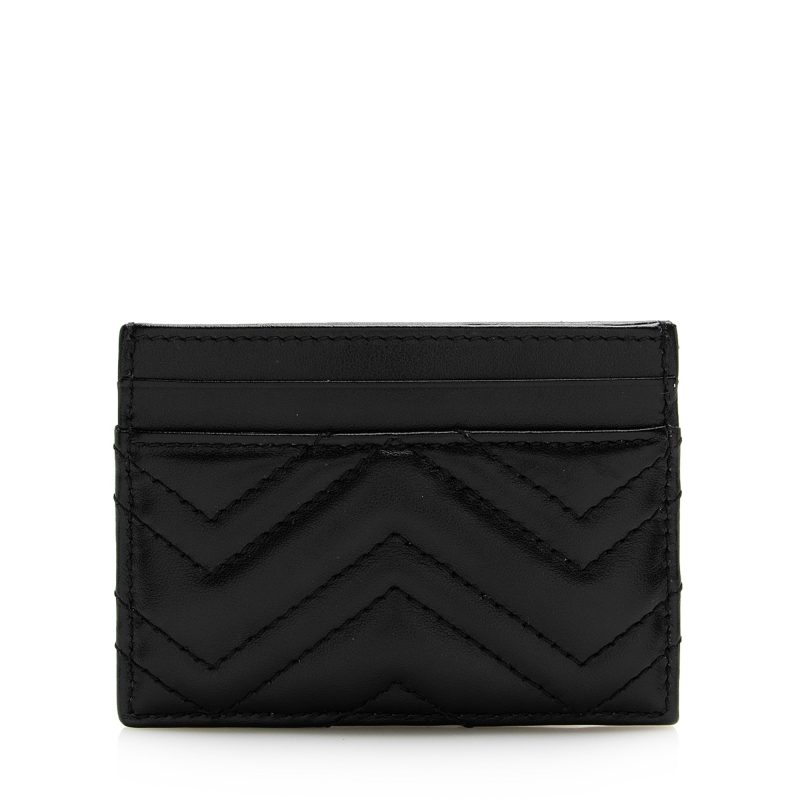 Gucci Matelasse Leather GG Marmont Card Case - Logoexplore - Image 3
