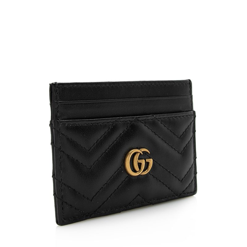 Gucci Matelasse Leather GG Marmont Card Case - Logoexplore - Image 2