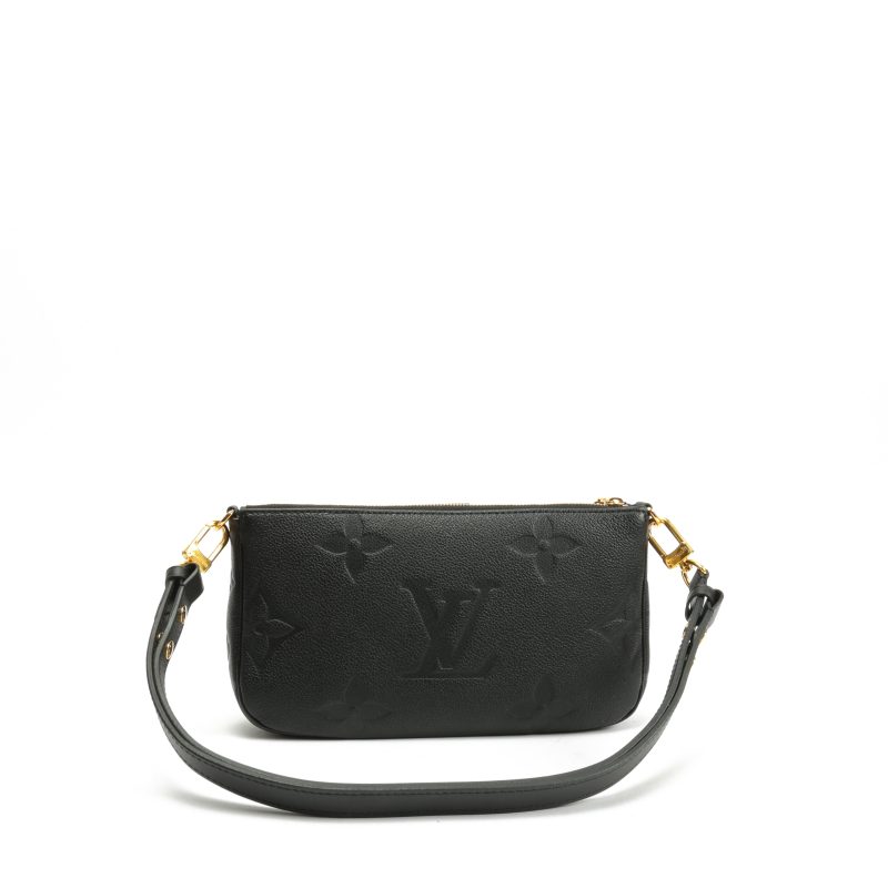 LOUIS VUITTON Empreinte Monogram Multi Pochette Black - Logoexplore - Image 4