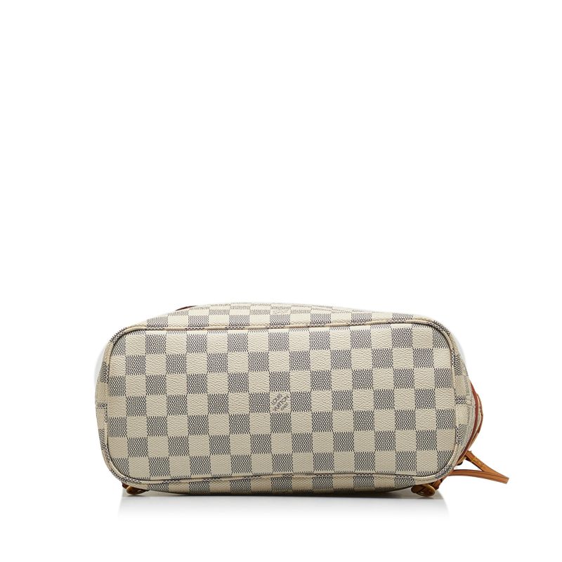 LOUIS VUITTON Damier Azur Neverfull PM Tote Bag - Logoexplore - Image 4