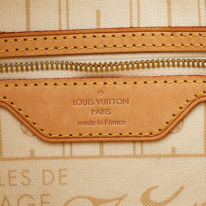 LOUIS VUITTON Damier Azur Neverfull PM Tote Bag - Logoexplore - Image 6