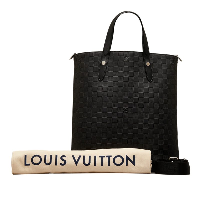LOUIS VUITTON Damier Infini Apollo Tote Satchel - Logoexplore - Image 10