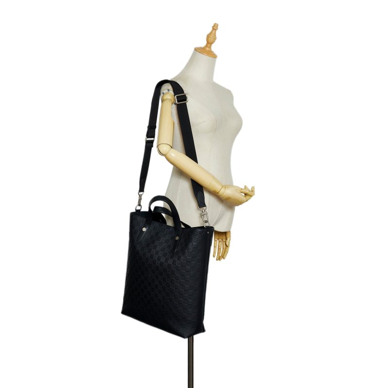 LOUIS VUITTON Damier Infini Apollo Tote Satchel - Logoexplore - Image 9