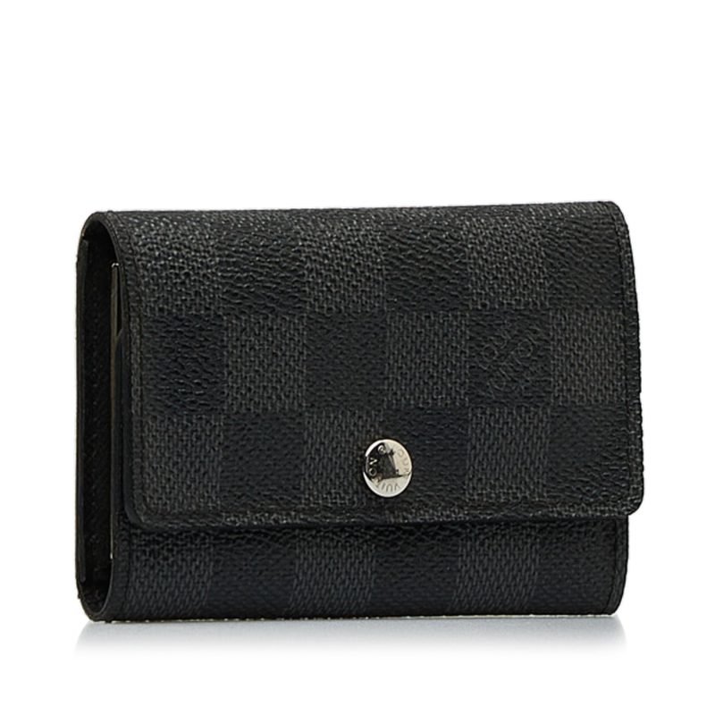 LOUIS VUITTON Damier Graphite 6 Key Holder - Logoexplore - Image 2