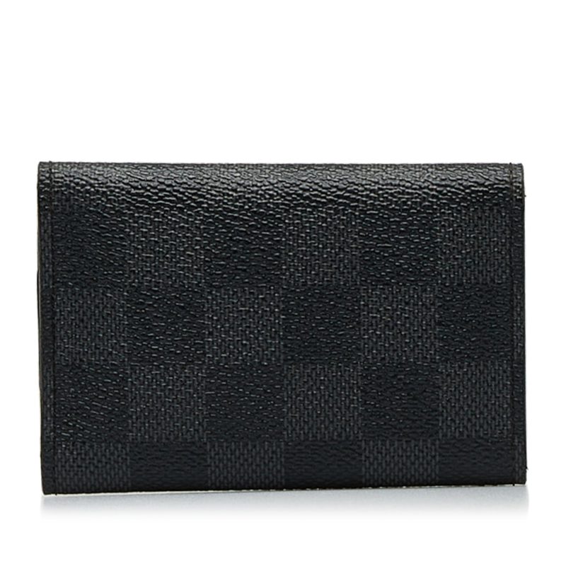 LOUIS VUITTON Damier Graphite 6 Key Holder - Logoexplore - Image 3