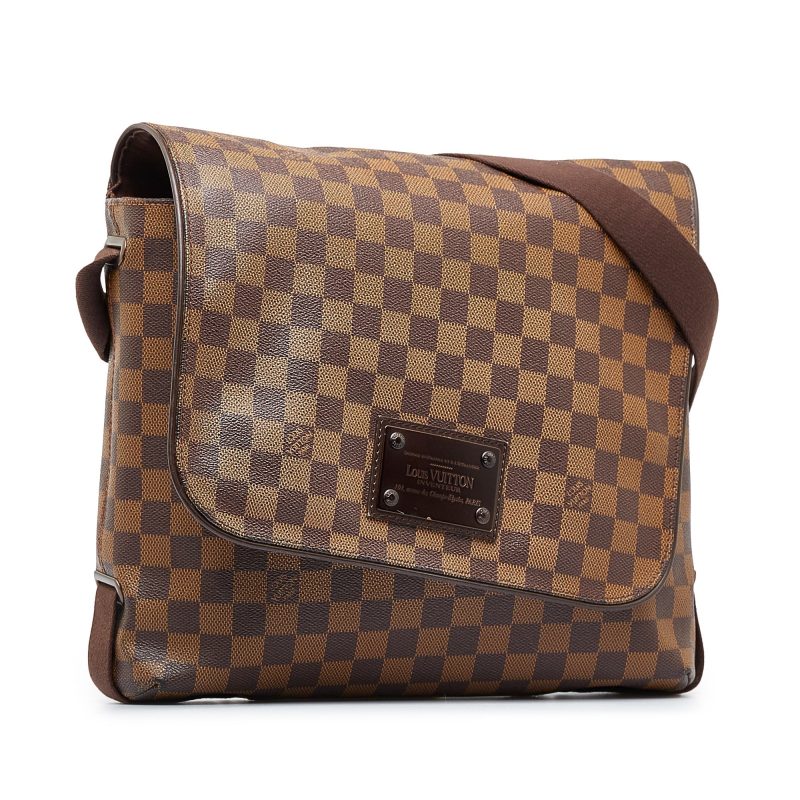 LOUIS VUITTON Damier Ebene Brooklyn MM Crossbody Bag - Logoexplore - Image 2