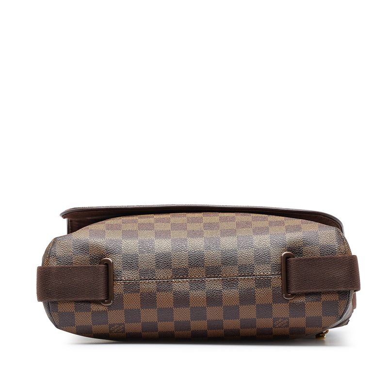 LOUIS VUITTON Damier Ebene Brooklyn MM Crossbody Bag - Logoexplore - Image 4