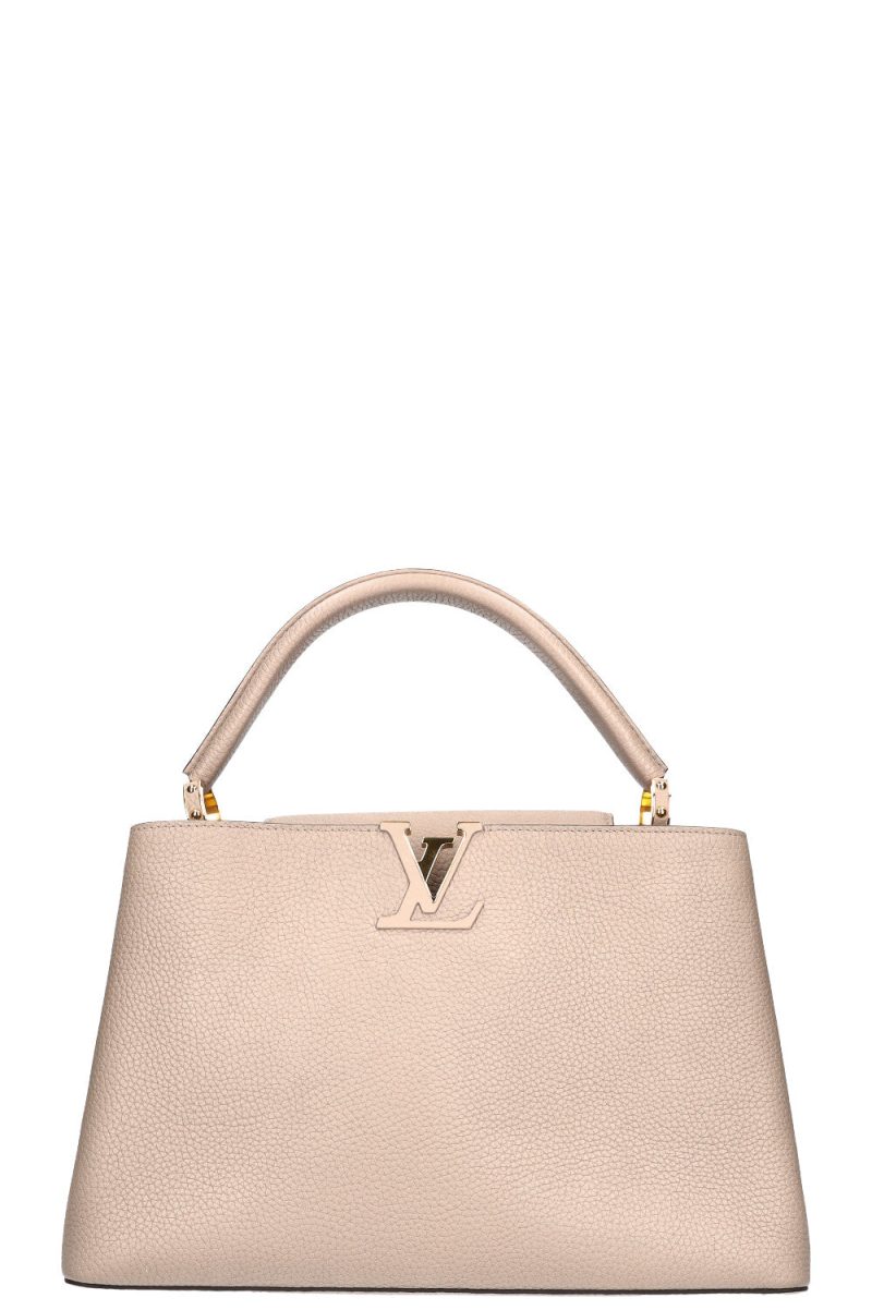 LOUIS VUITTON Capucines Bag GM Galet - Logoexplore
