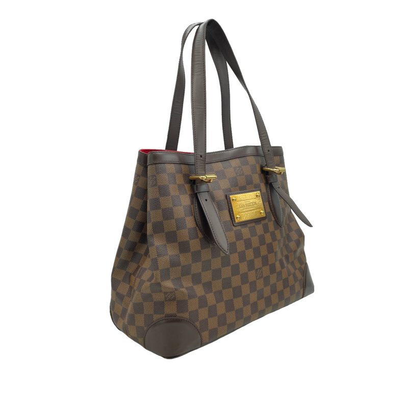 LOUIS VUITTON Damier Ebene Hampstead MM Tote Bag - Logoexplore - Image 2