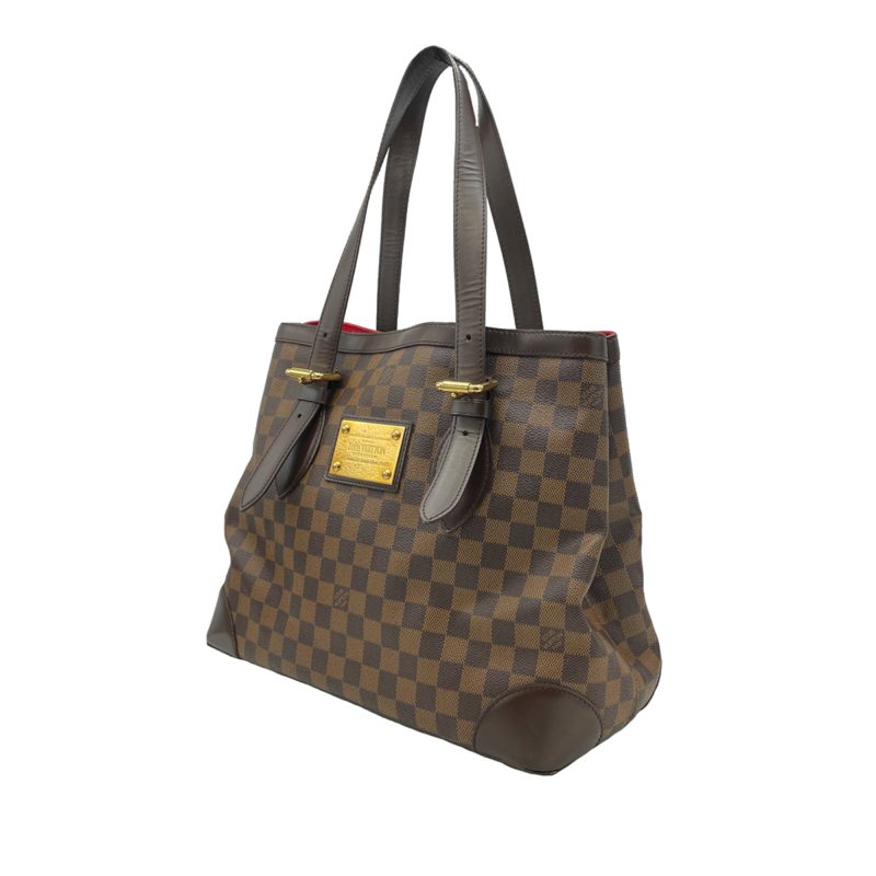 LOUIS VUITTON Damier Ebene Hampstead MM Tote Bag - Logoexplore - Image 3