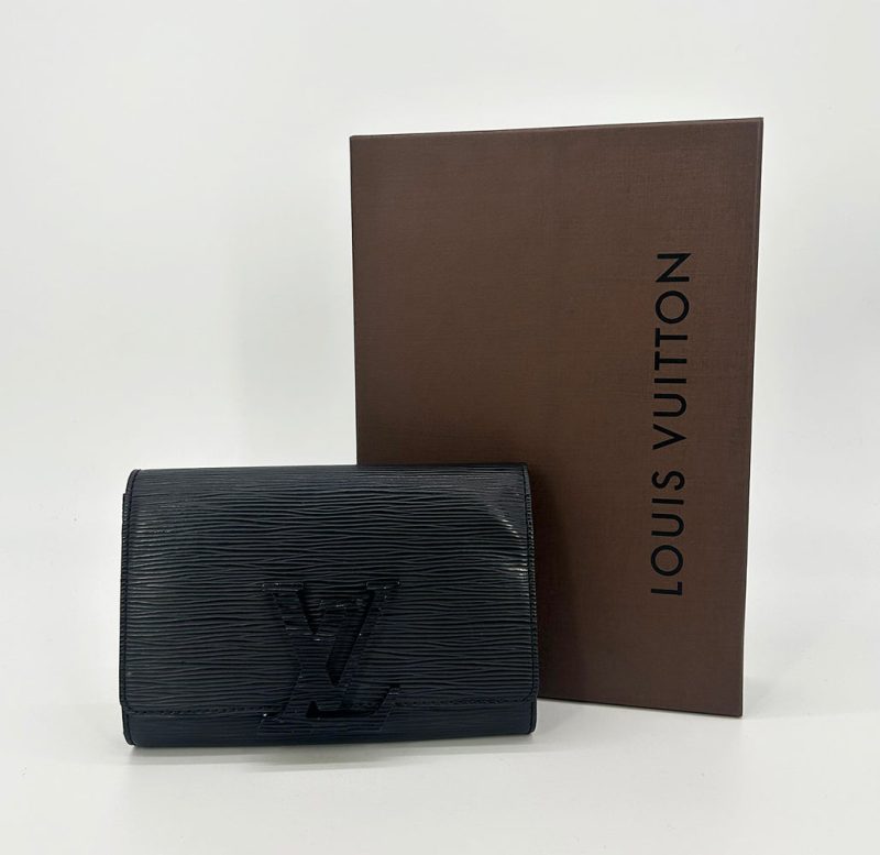 Louis Vuitton Black Epi Louise Strap PM Bag - Logoexplore