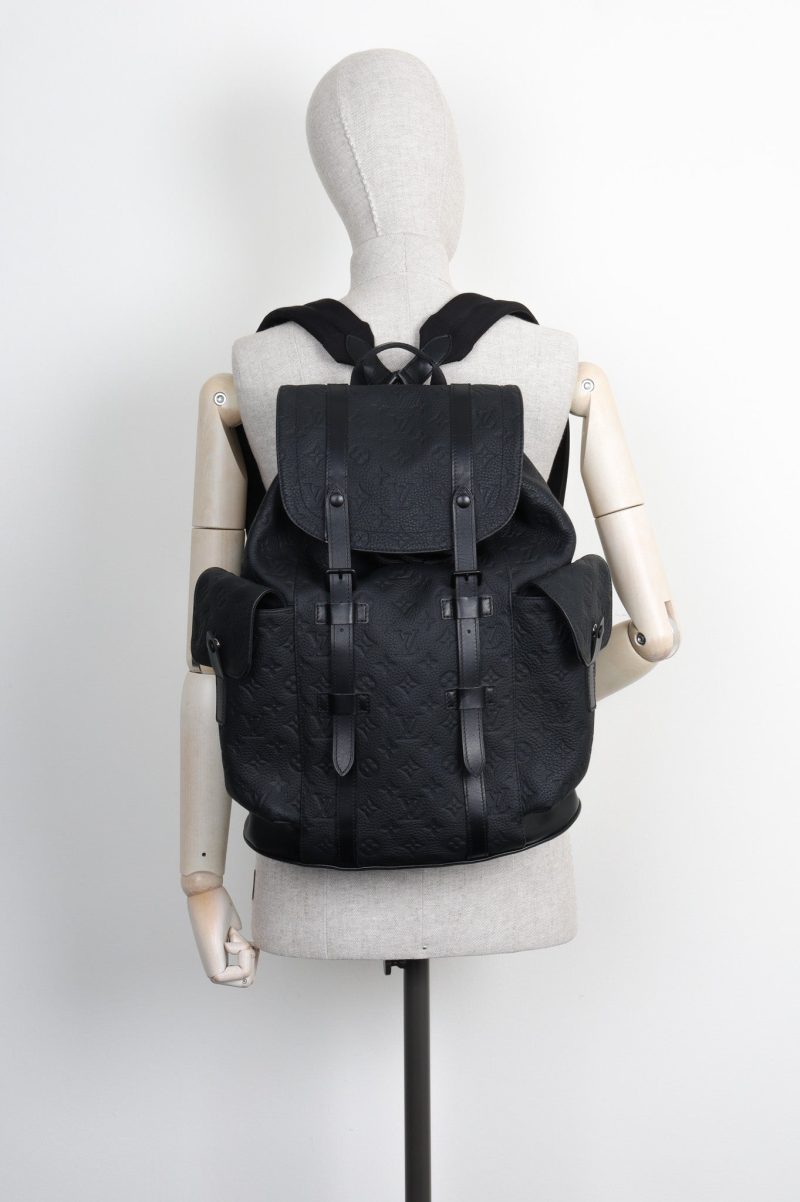 LOUIS VUITTON Christopher MM Backpack Black - Logoexplore - Image 2