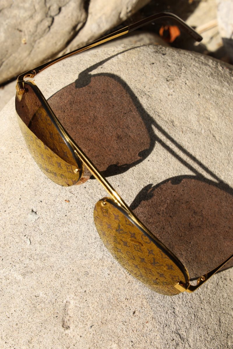 LOUIS VUITTON Clockwise Sunglasses MNG - Logoexplore - Image 3
