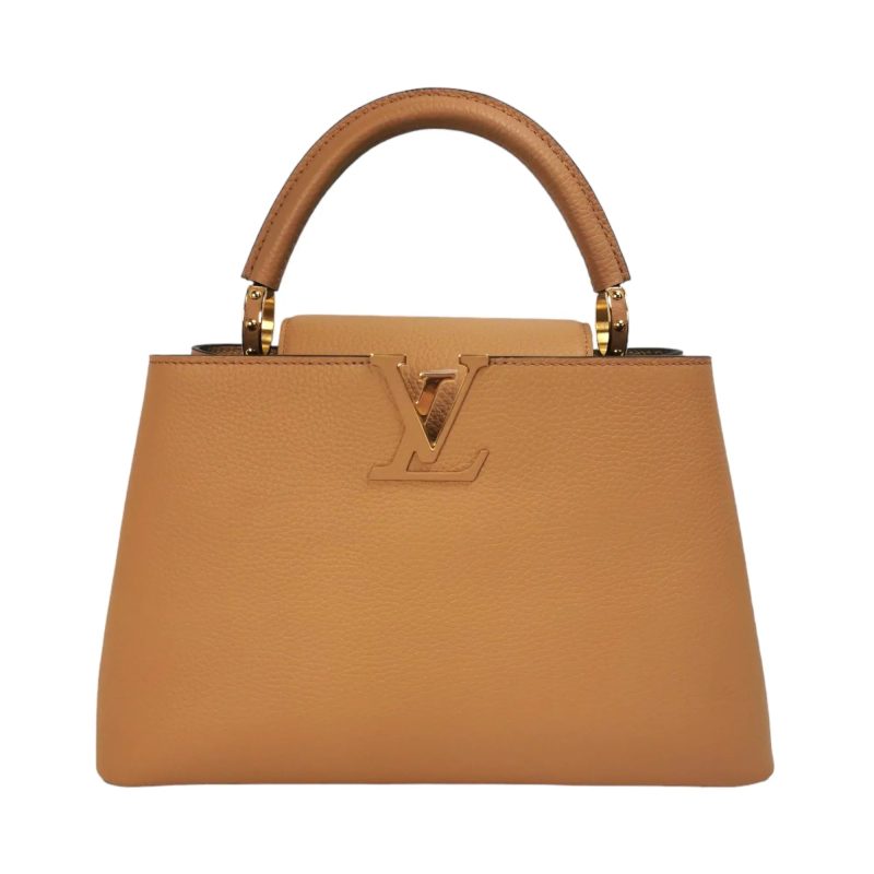 Louis Vuitton Capucines MM Arizona Beige Taurillon - Logoexplore - Image 3