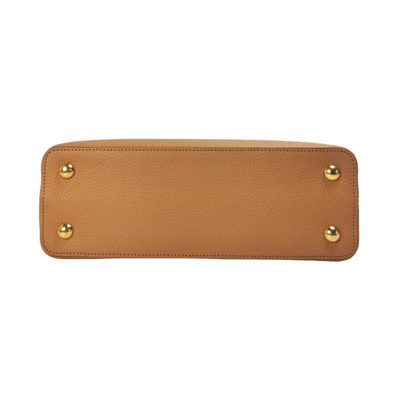 Louis Vuitton Capucines MM Arizona Beige Taurillon - Logoexplore - Image 8