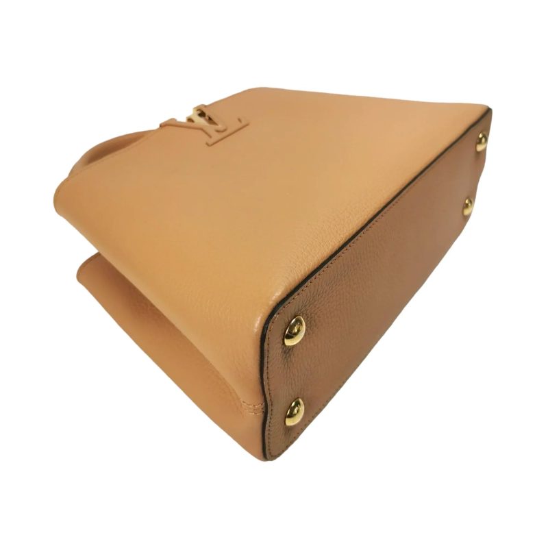 Louis Vuitton Capucines MM Arizona Beige Taurillon - Logoexplore - Image 9