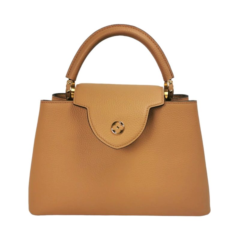 Louis Vuitton Capucines MM Arizona Beige Taurillon - Logoexplore - Image 4