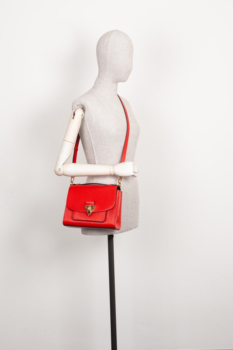LOUIS VUITTON Boccador Bag Epi Red - Logoexplore - Image 2