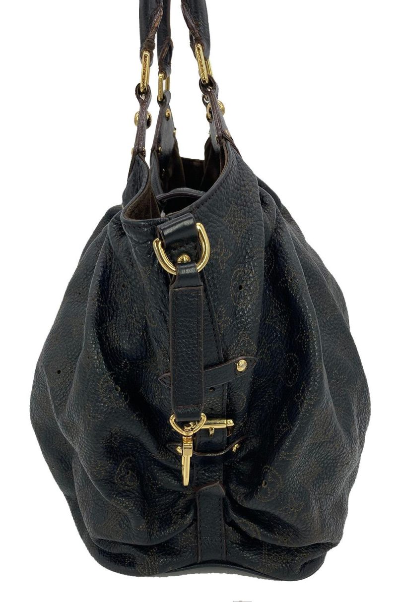 LOUIS VUITTON Black Mahina GM Shoulder Bag - Logoexplore - Image 2