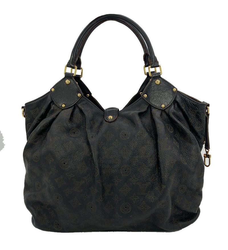LOUIS VUITTON Black Mahina GM Shoulder Bag - Logoexplore - Image 3