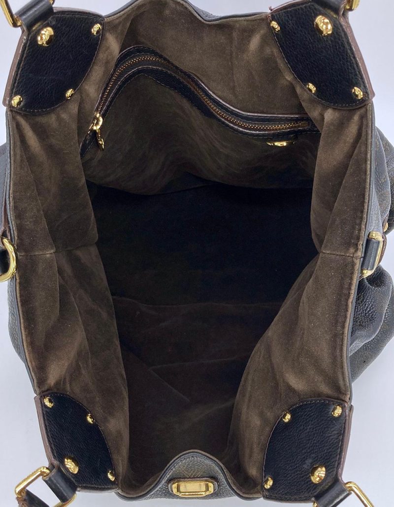 LOUIS VUITTON Black Mahina GM Shoulder Bag - Logoexplore - Image 6