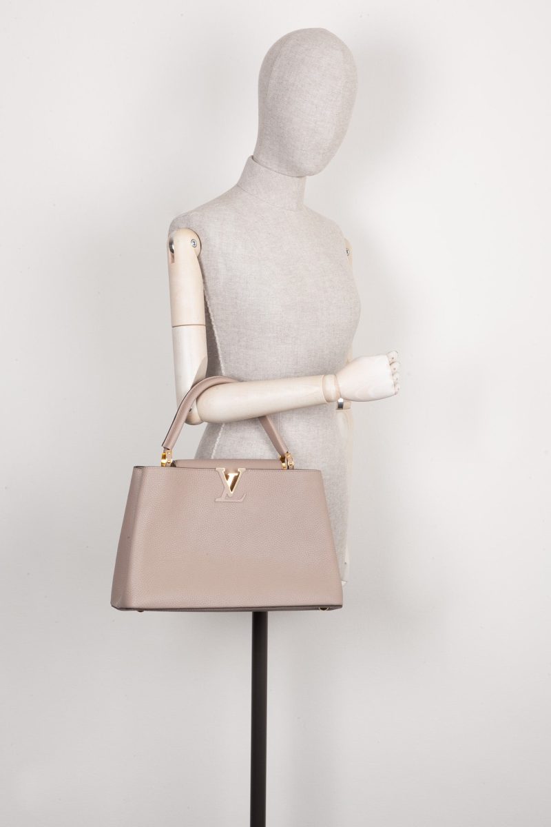 LOUIS VUITTON Capucines Bag GM Galet - Logoexplore - Image 2