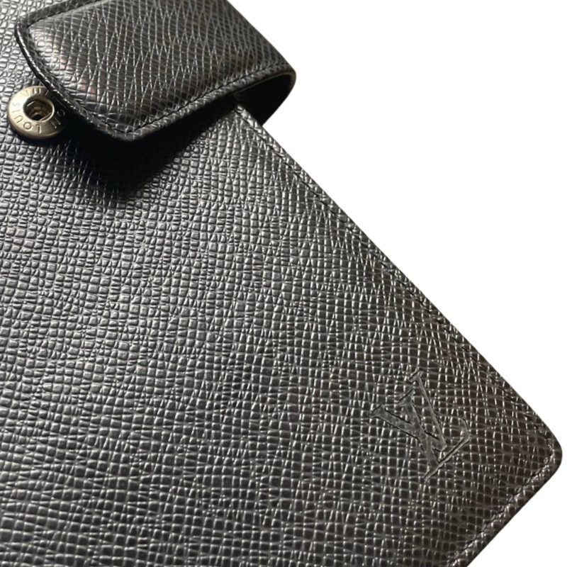 Louis Vuitton Filofax Black Taiga Leather - Logoexplore - Image 9