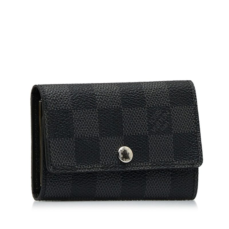 LOUIS VUITTON Damier Graphite 6 Key Holder - Logoexplore - Image 2