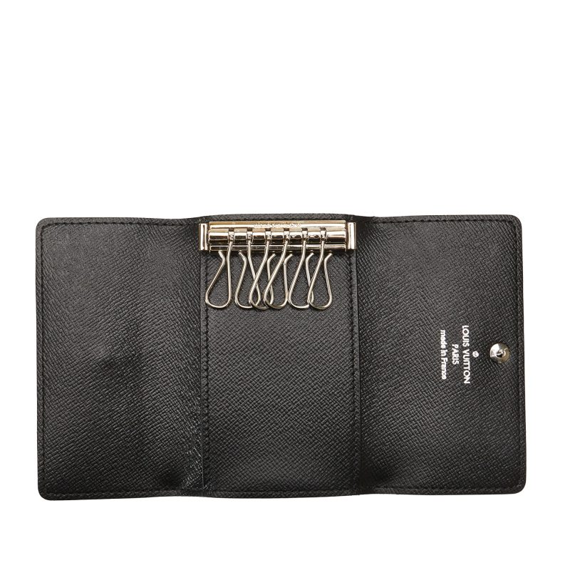 LOUIS VUITTON Damier Graphite 6 Key Holder - Logoexplore - Image 5
