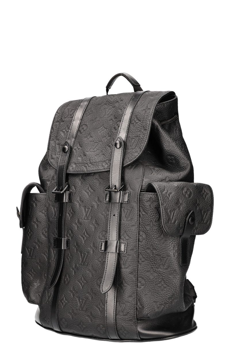 LOUIS VUITTON Christopher MM Backpack Black - Logoexplore - Image 6