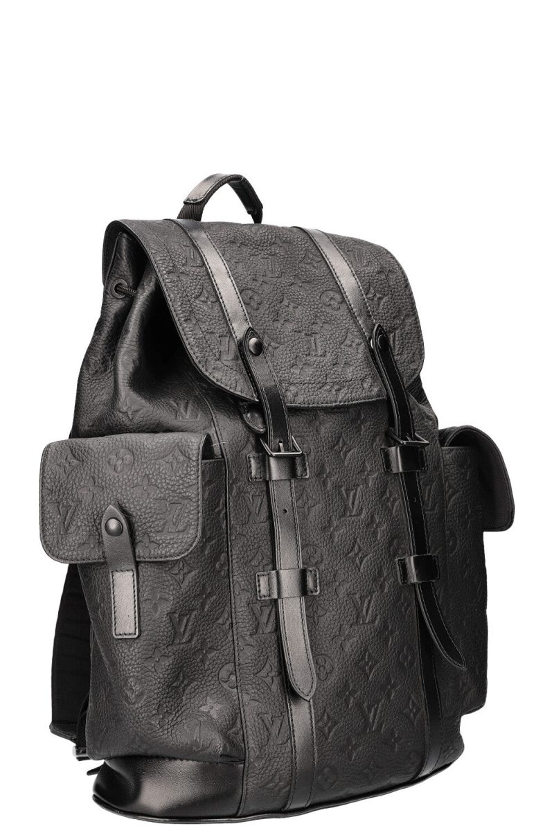 LOUIS VUITTON Christopher MM Backpack Black - Logoexplore - Image 3