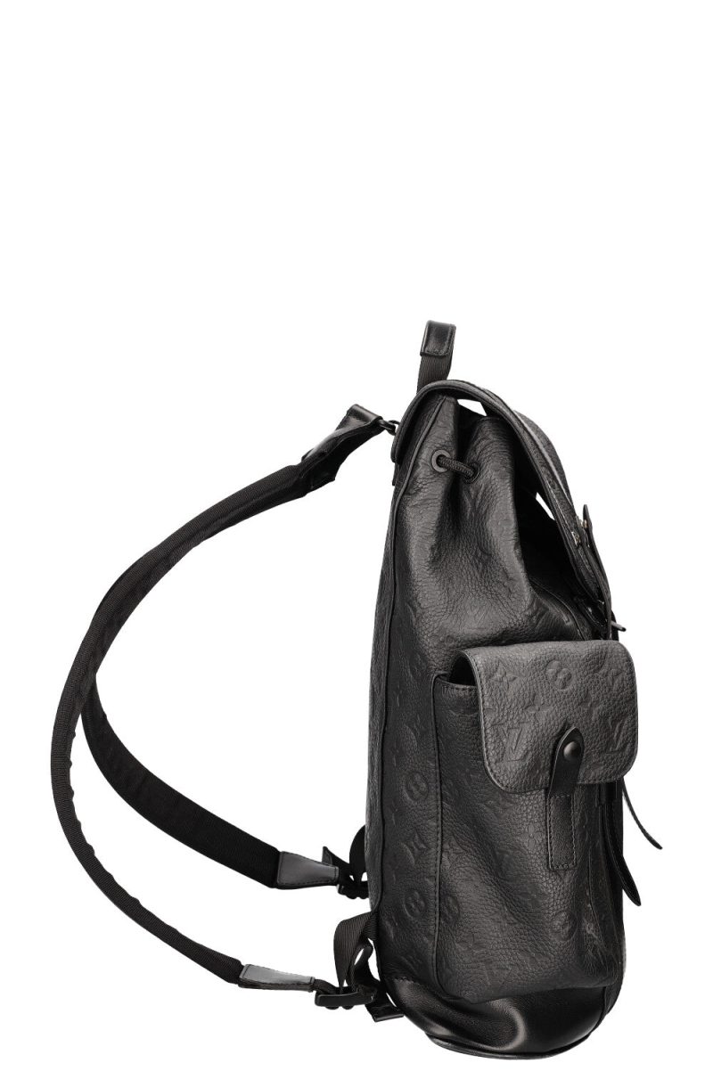 LOUIS VUITTON Christopher MM Backpack Black - Logoexplore - Image 5