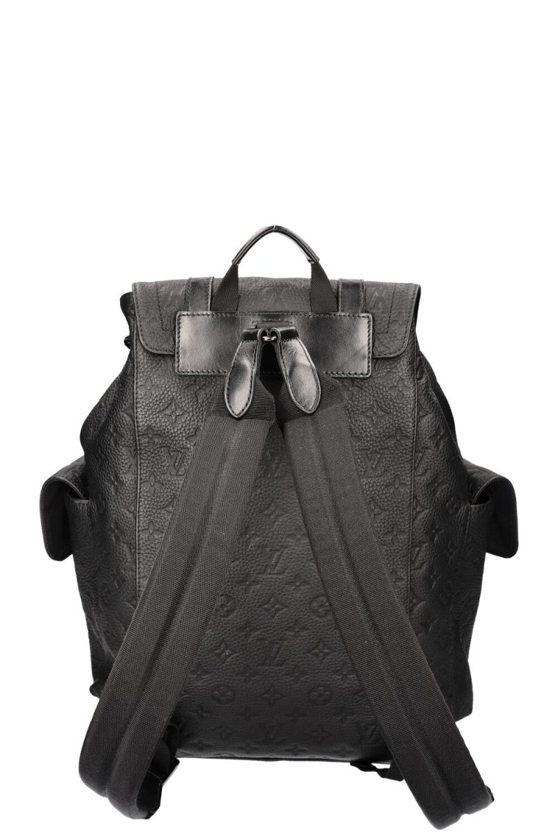 LOUIS VUITTON Christopher MM Backpack Black - Logoexplore - Image 4