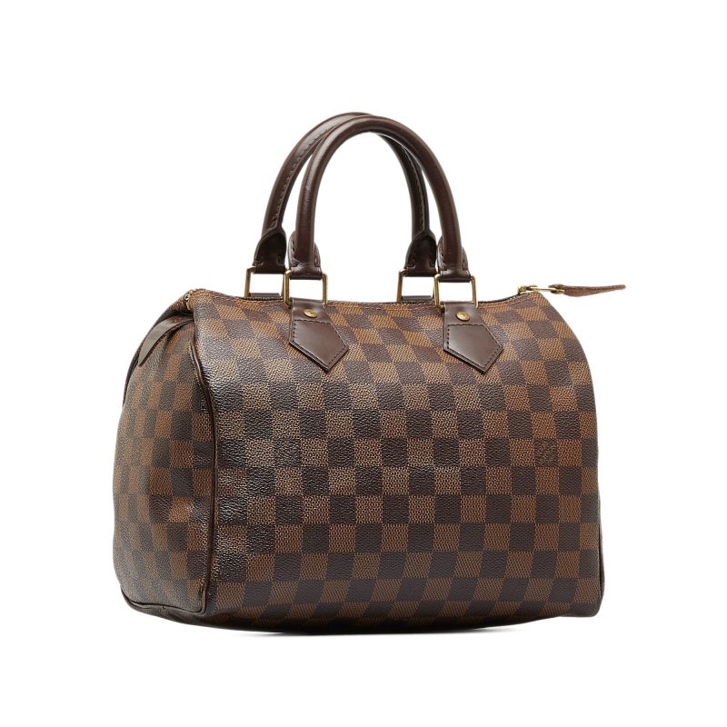 LOUIS VUITTON Damier Ebene Speedy 25 Boston Bag - Logoexplore - Image 2