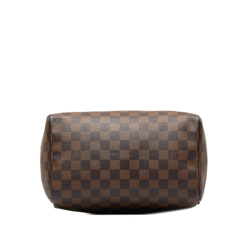LOUIS VUITTON Damier Ebene Speedy 25 Boston Bag - Logoexplore - Image 4