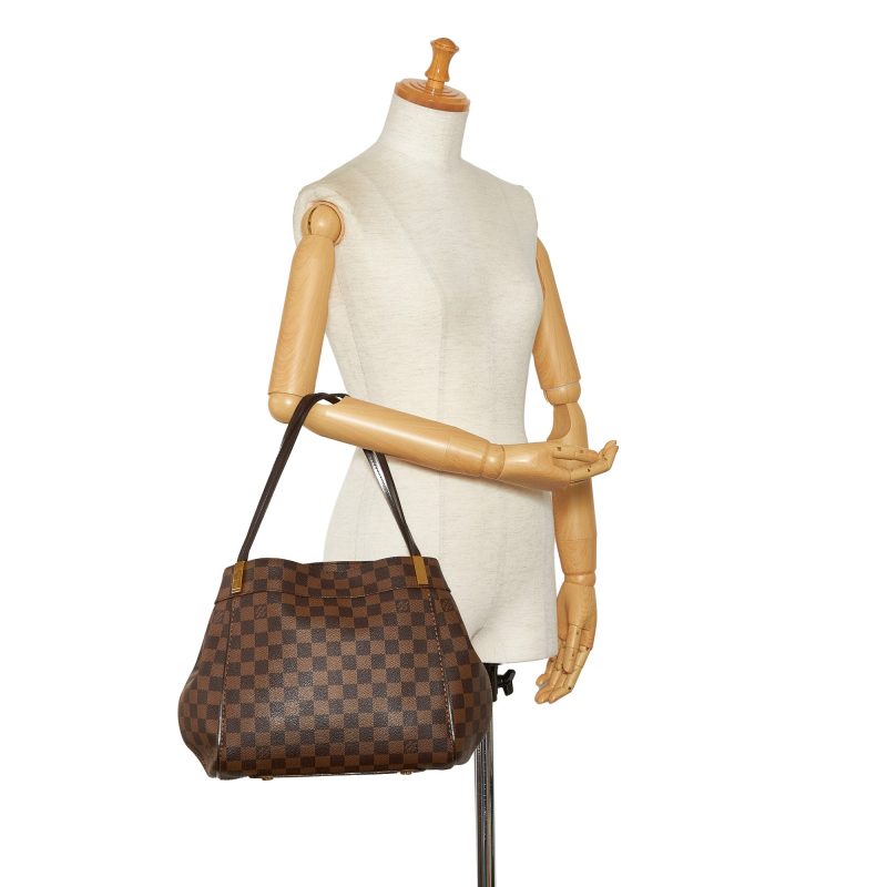 LOUIS VUITTON Damier Ebene Marylebone PM Shoulder Bag - Logoexplore - Image 9