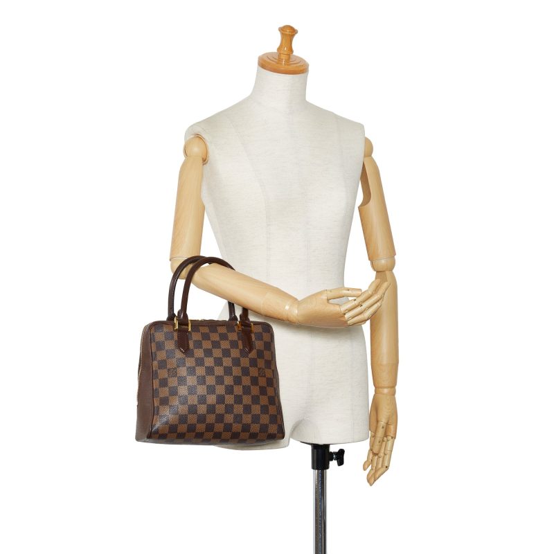 LOUIS VUITTON Damier Ebene Brera Handbag - Logoexplore - Image 10