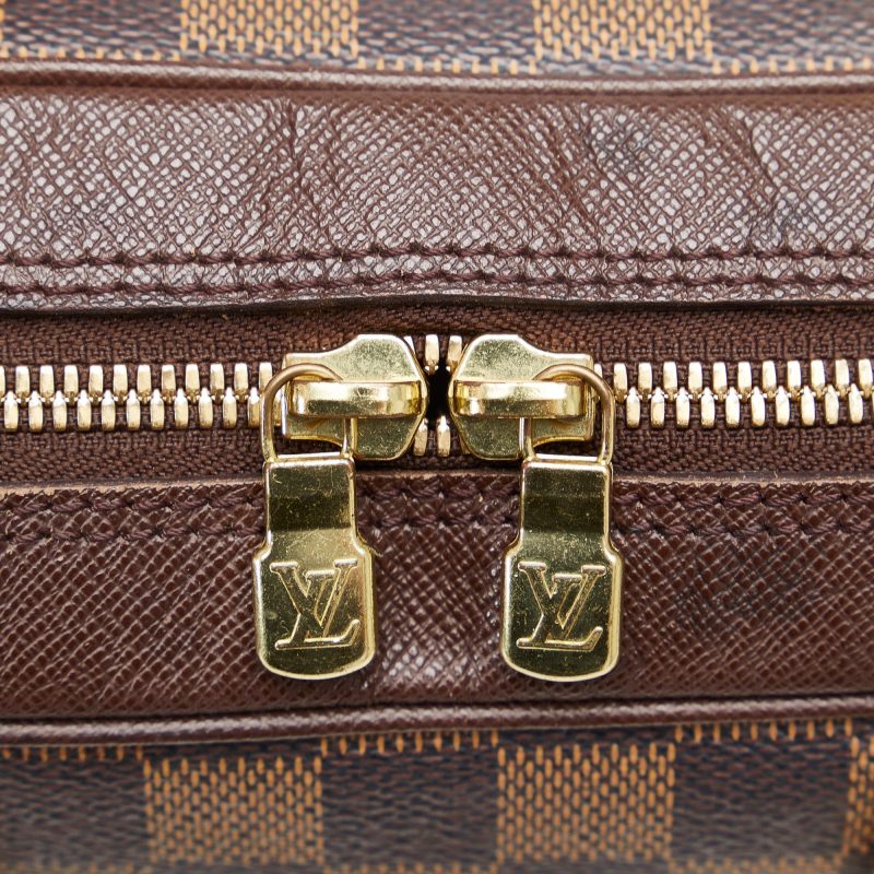 LOUIS VUITTON Damier Ebene Brera Handbag - Logoexplore - Image 8